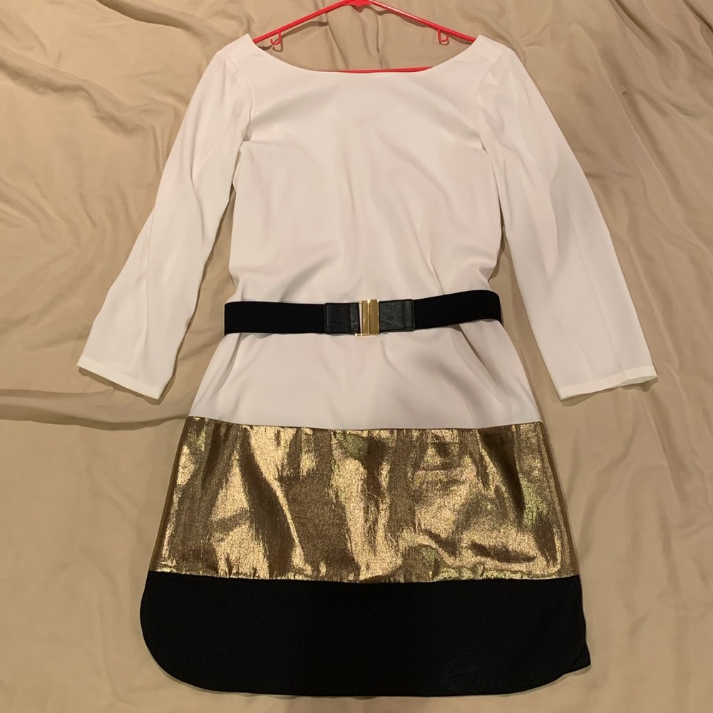 Long sleeve cocktail dress